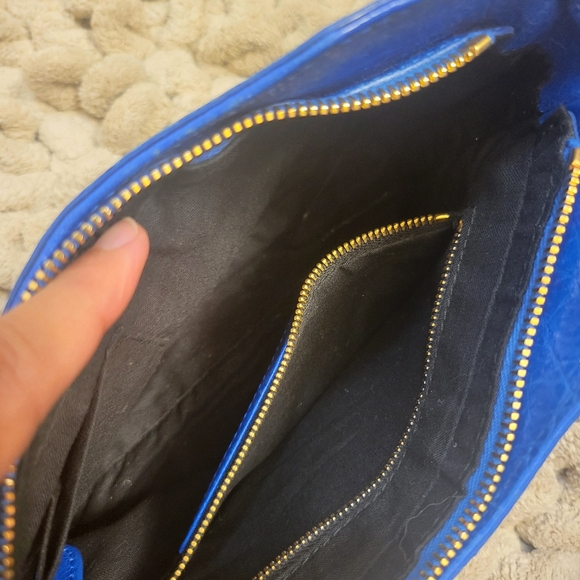 Balenciaga mini crossbody bag in royal blue. - Picture 5 of 12